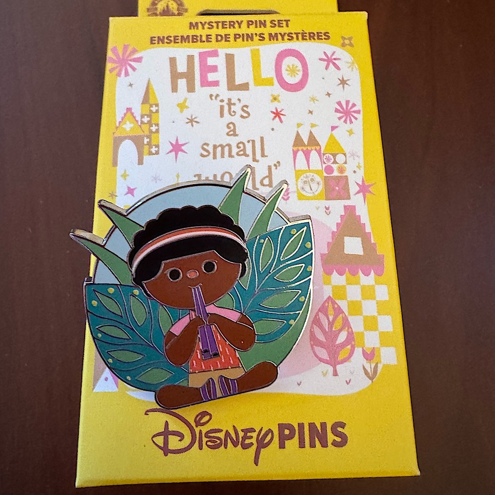 Disney Pins - It’s A Small World Mystery Parks Exclusive Kenyan Boy with Flute